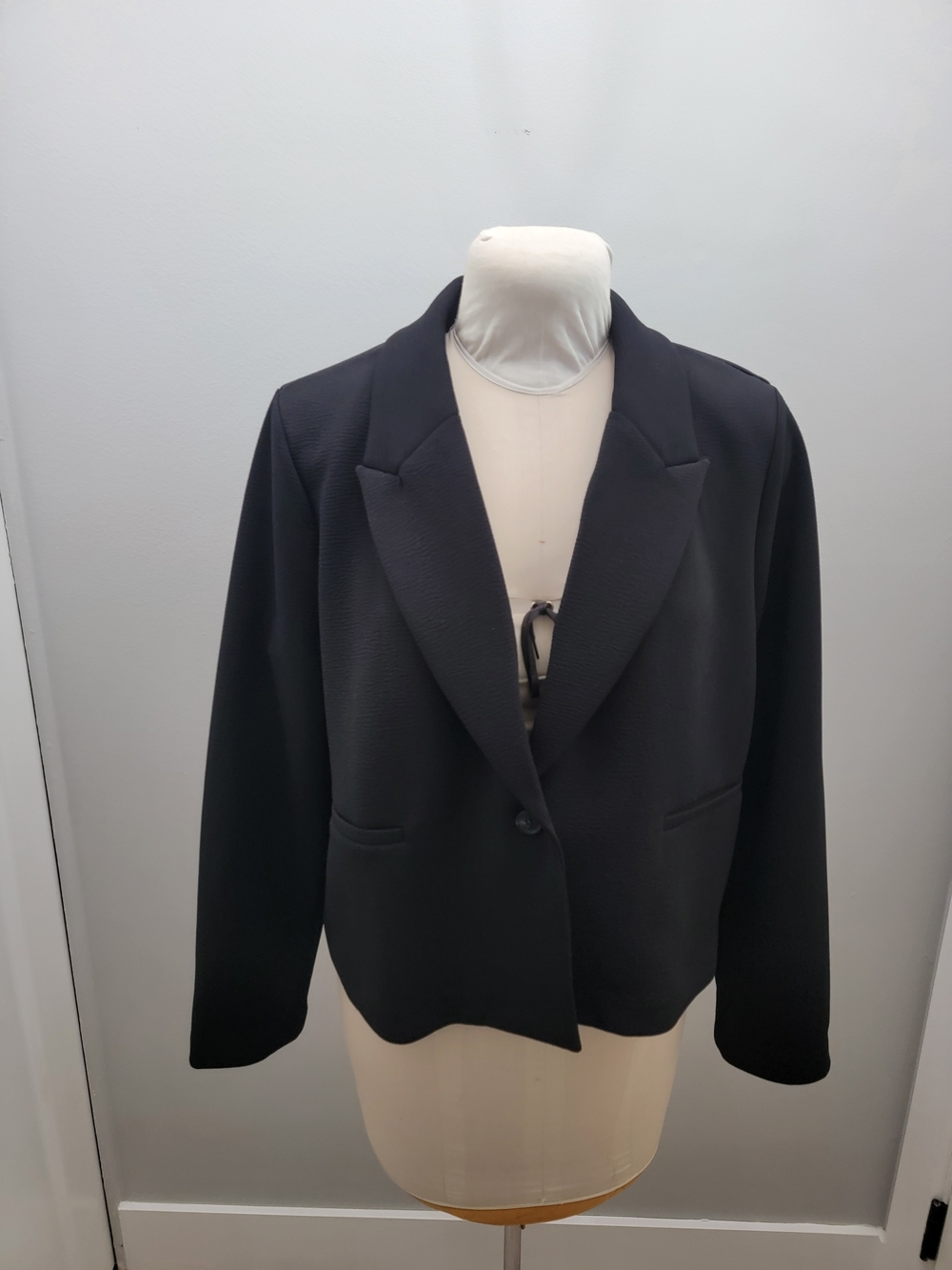 Nordstrom Black Single-Button Women's Blazer